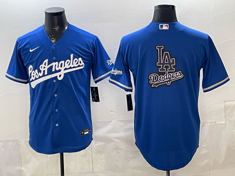 Men 2026 Los Angeles Dodgers blank blue Game Nike MLB Jersey 0401001->->MLB Jersey